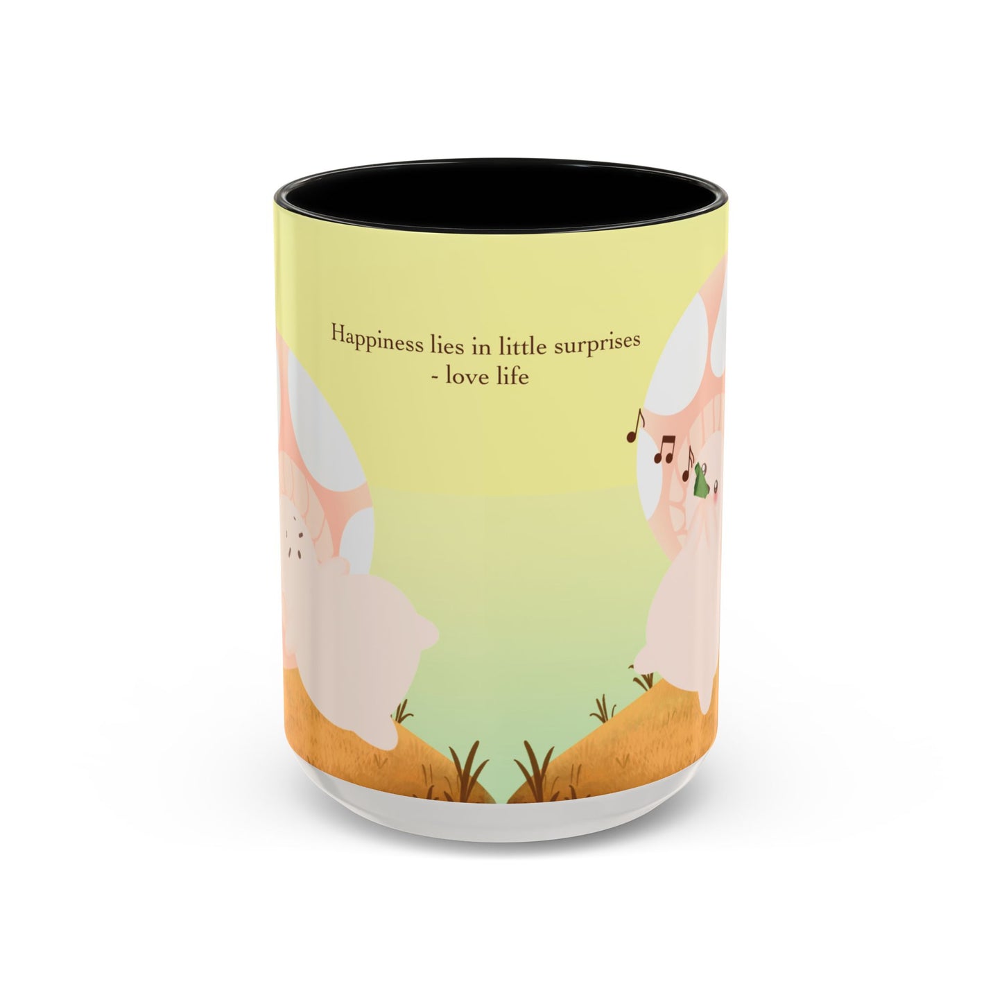 Mushroom Mumu Mood Mug with Color Inside