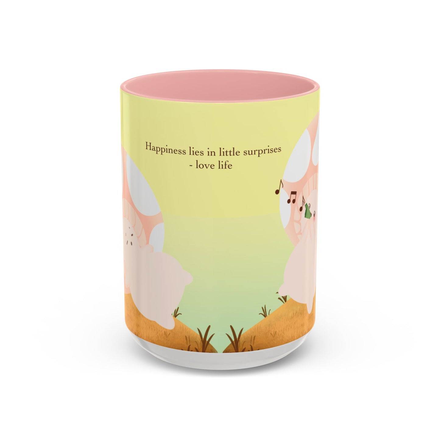 Mushroom Mumu Mood Mug with Color Inside