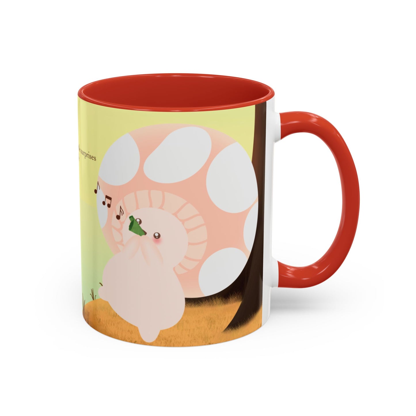Mushroom Mumu Mood Mug with Color Inside