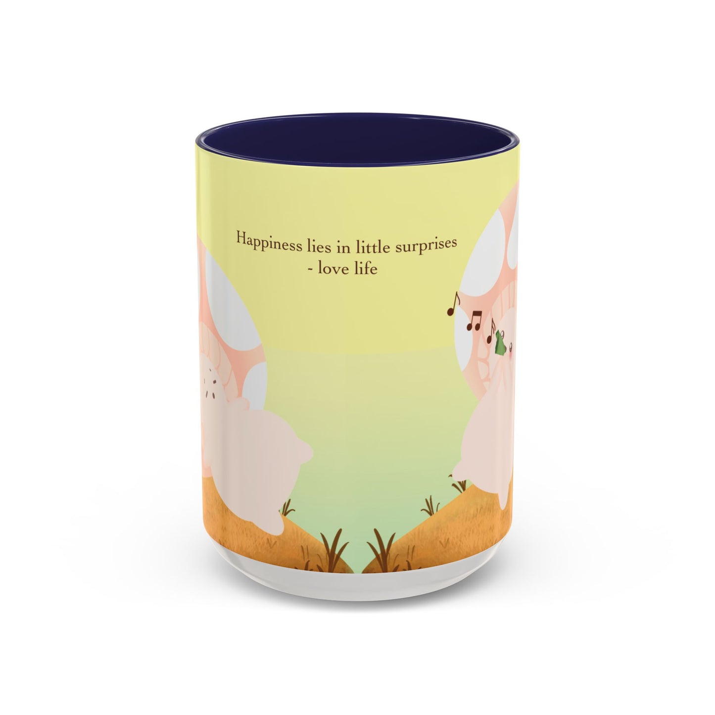 Mushroom Mumu Mood Mug with Color Inside