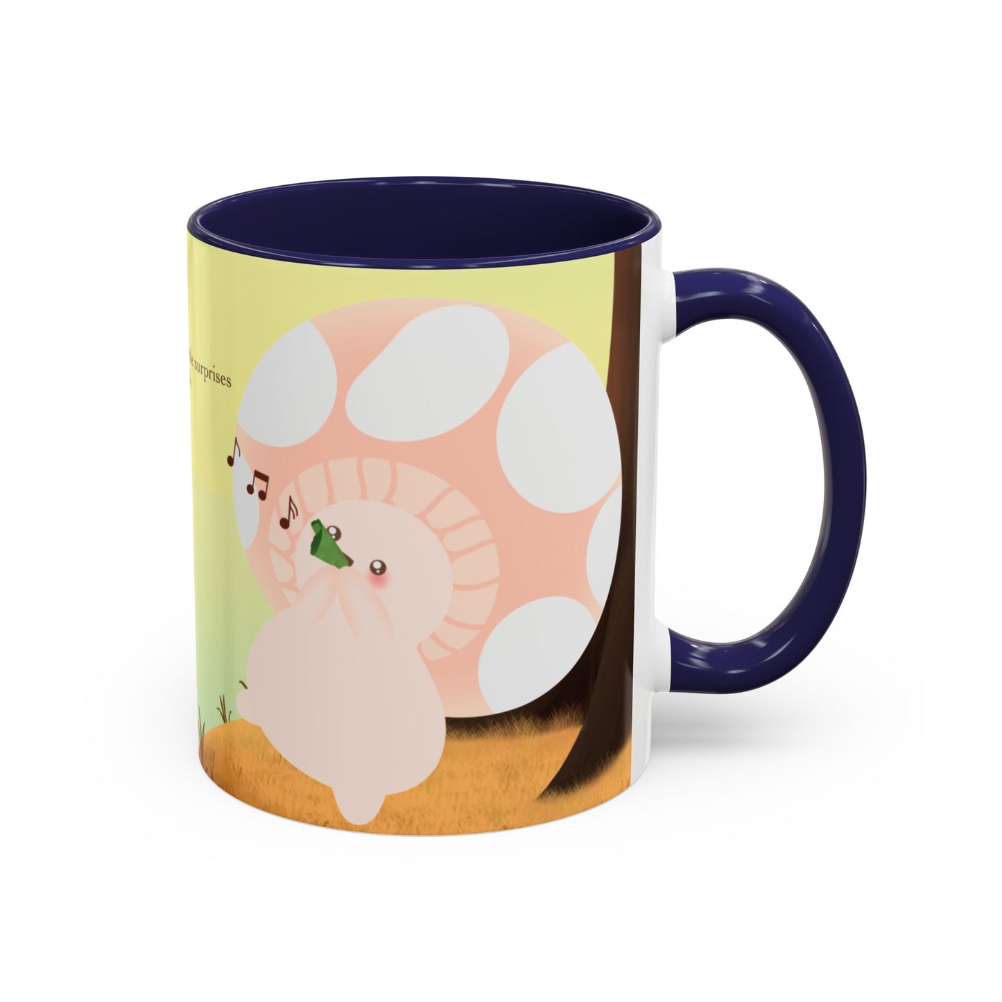 Mushroom Mumu Mood Mug with Color Inside