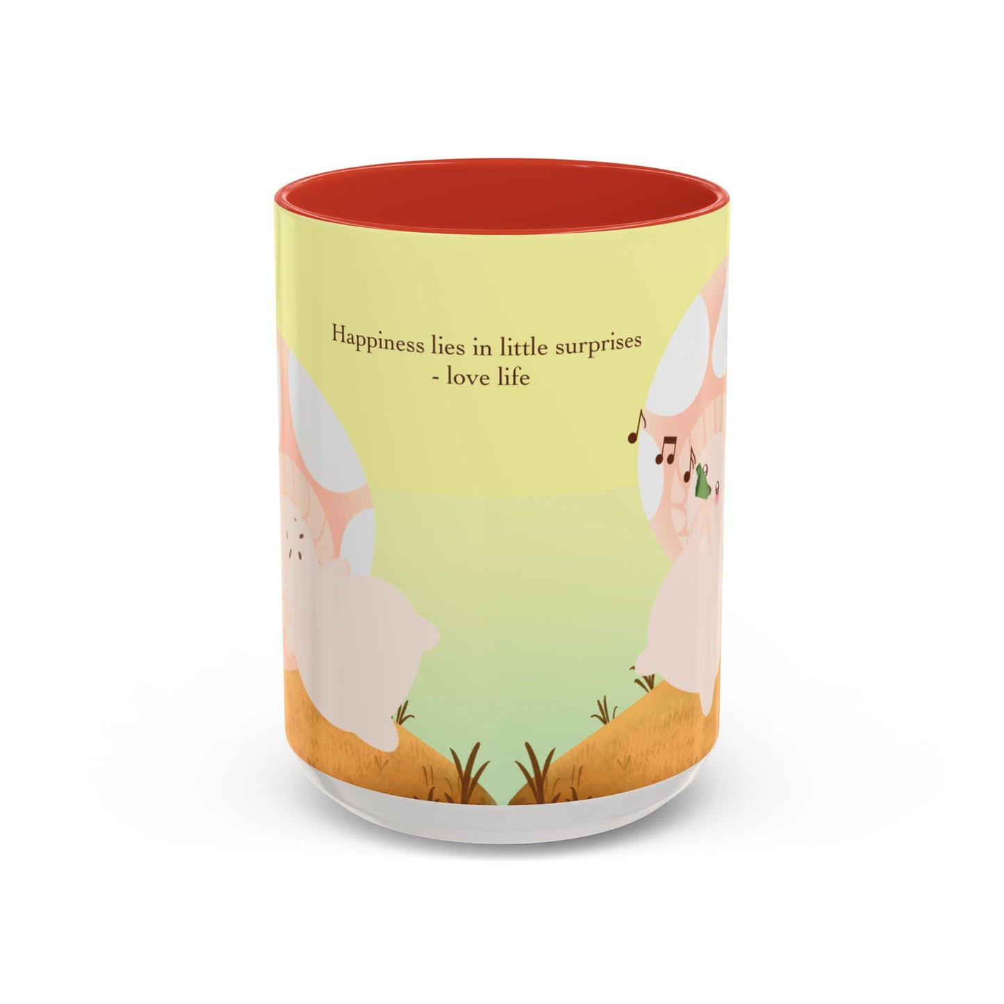 Mushroom Mumu Mood Mug with Color Inside