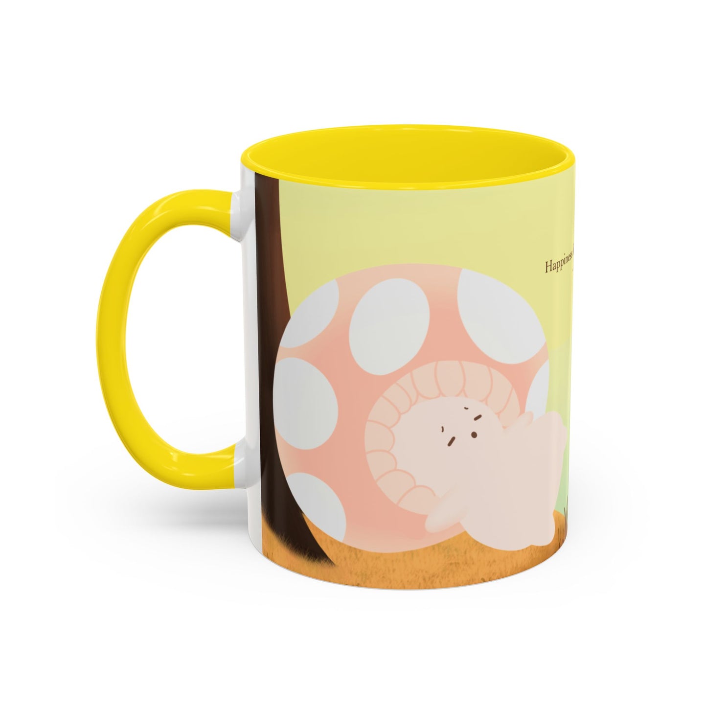 Mushroom Mumu Mood Mug with Color Inside