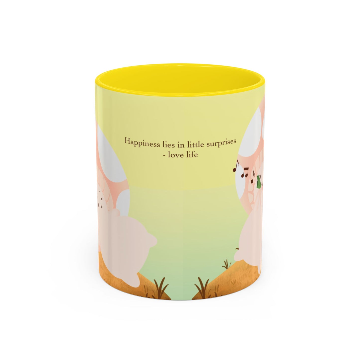 Mushroom Mumu Mood Mug with Color Inside