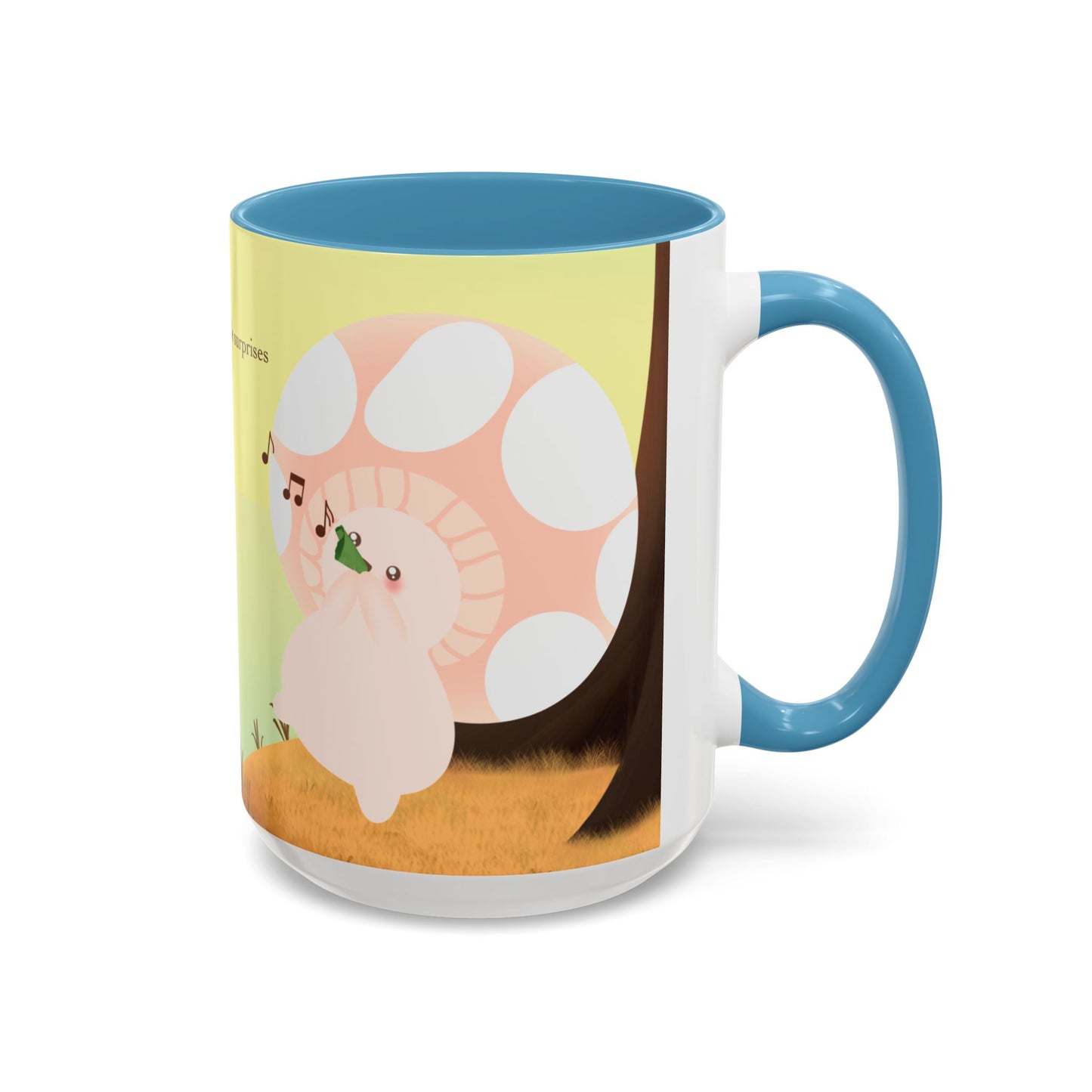Mushroom Mumu Mood Mug with Color Inside