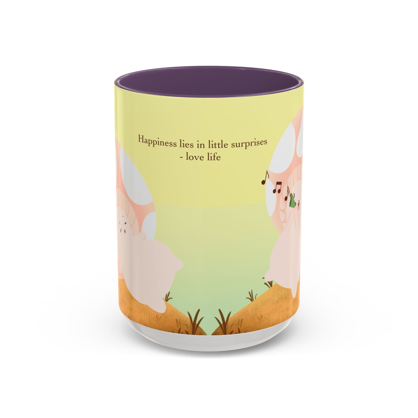 Mushroom Mumu Mood Mug with Color Inside