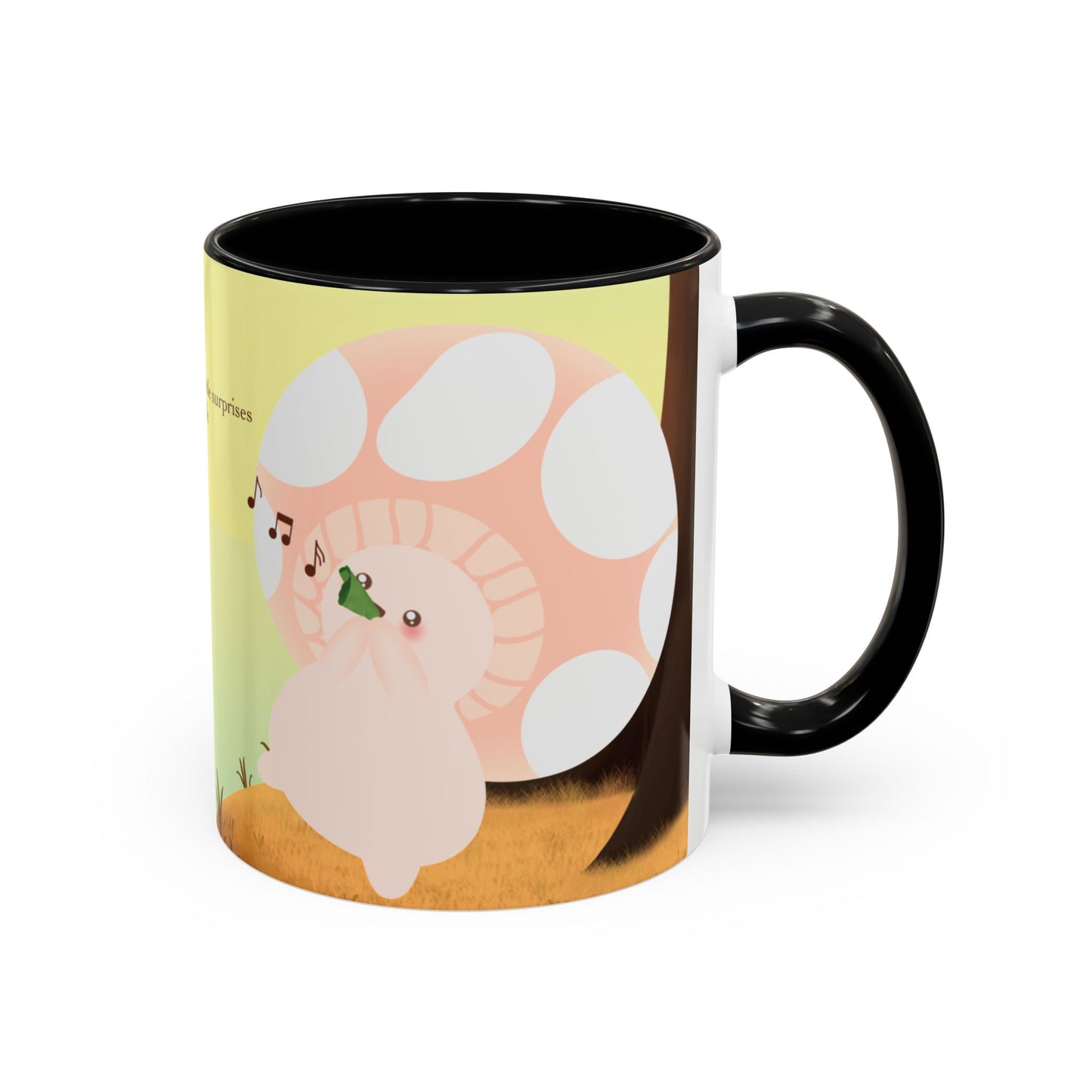 Mushroom Mumu Mood Mug with Color Inside