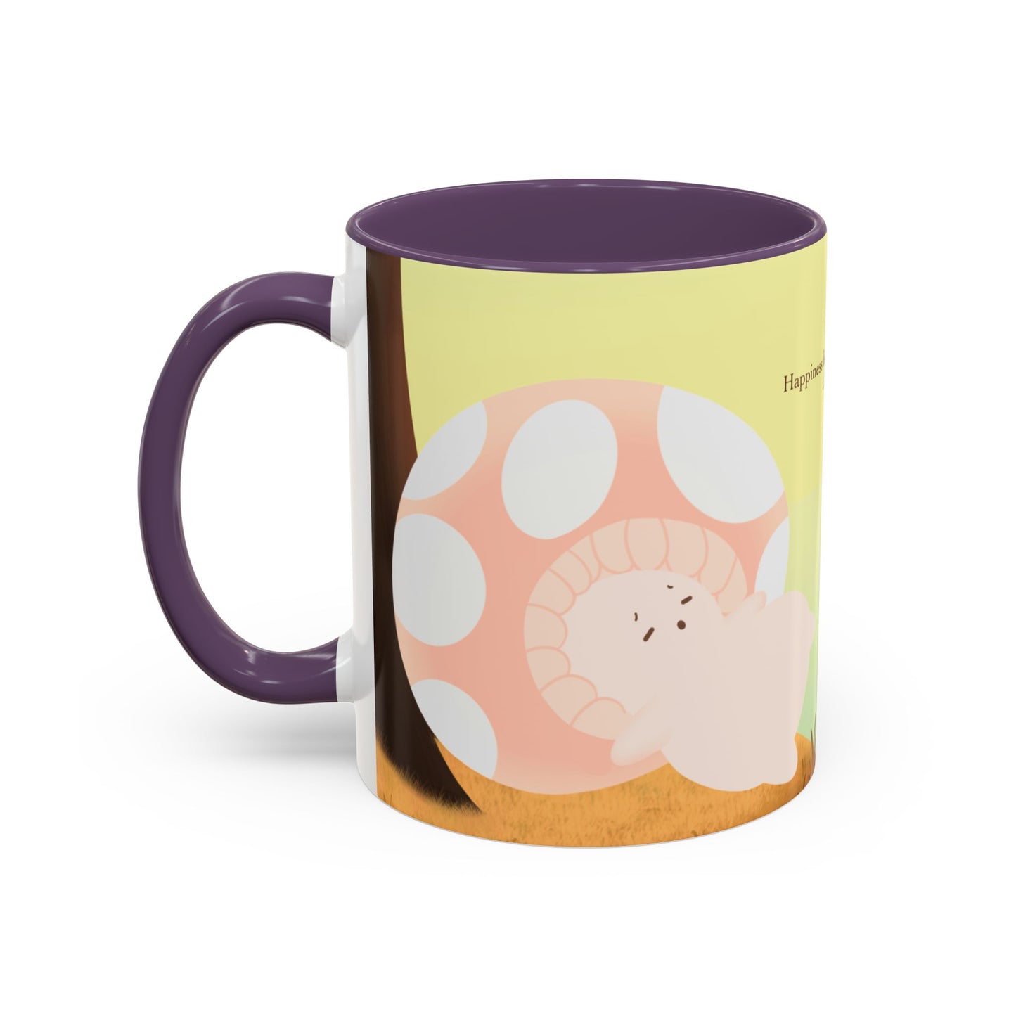 Mushroom Mumu Mood Mug with Color Inside
