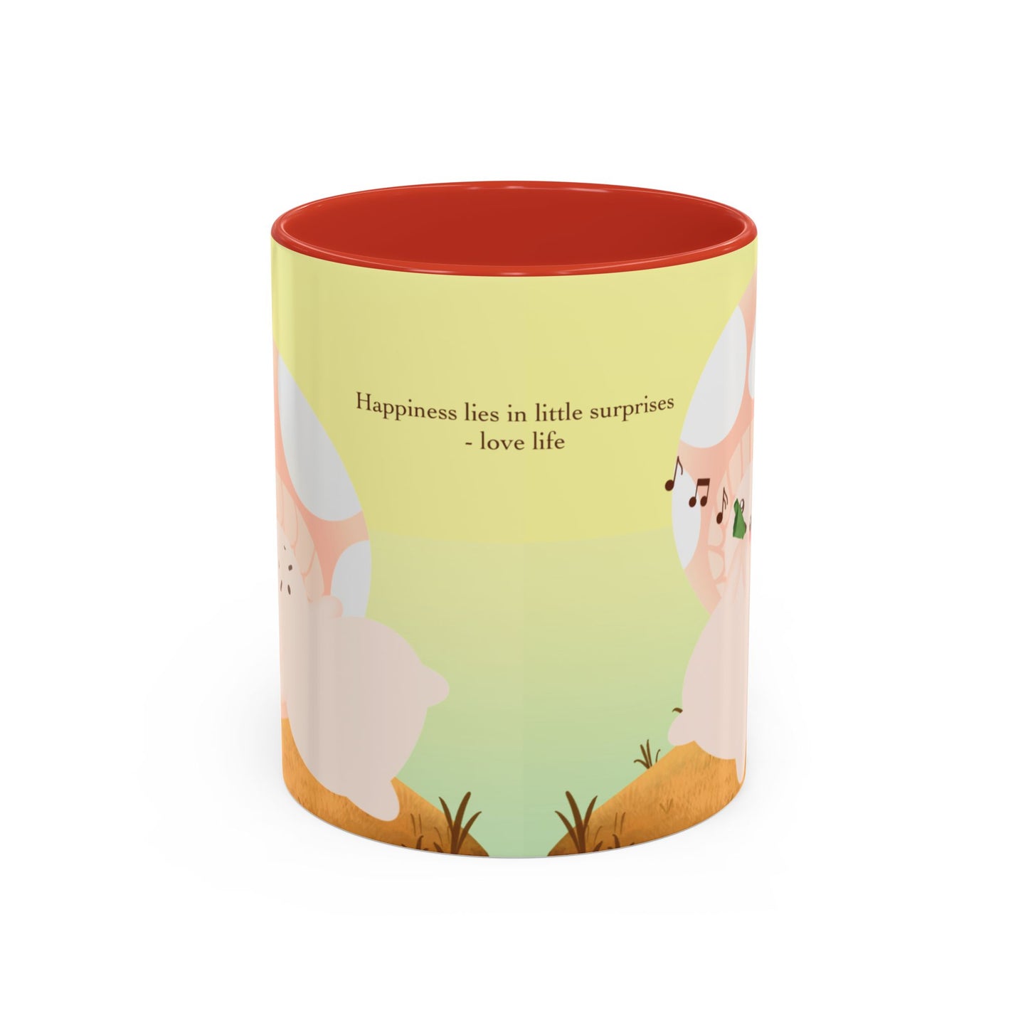 Mushroom Mumu Mood Mug with Color Inside