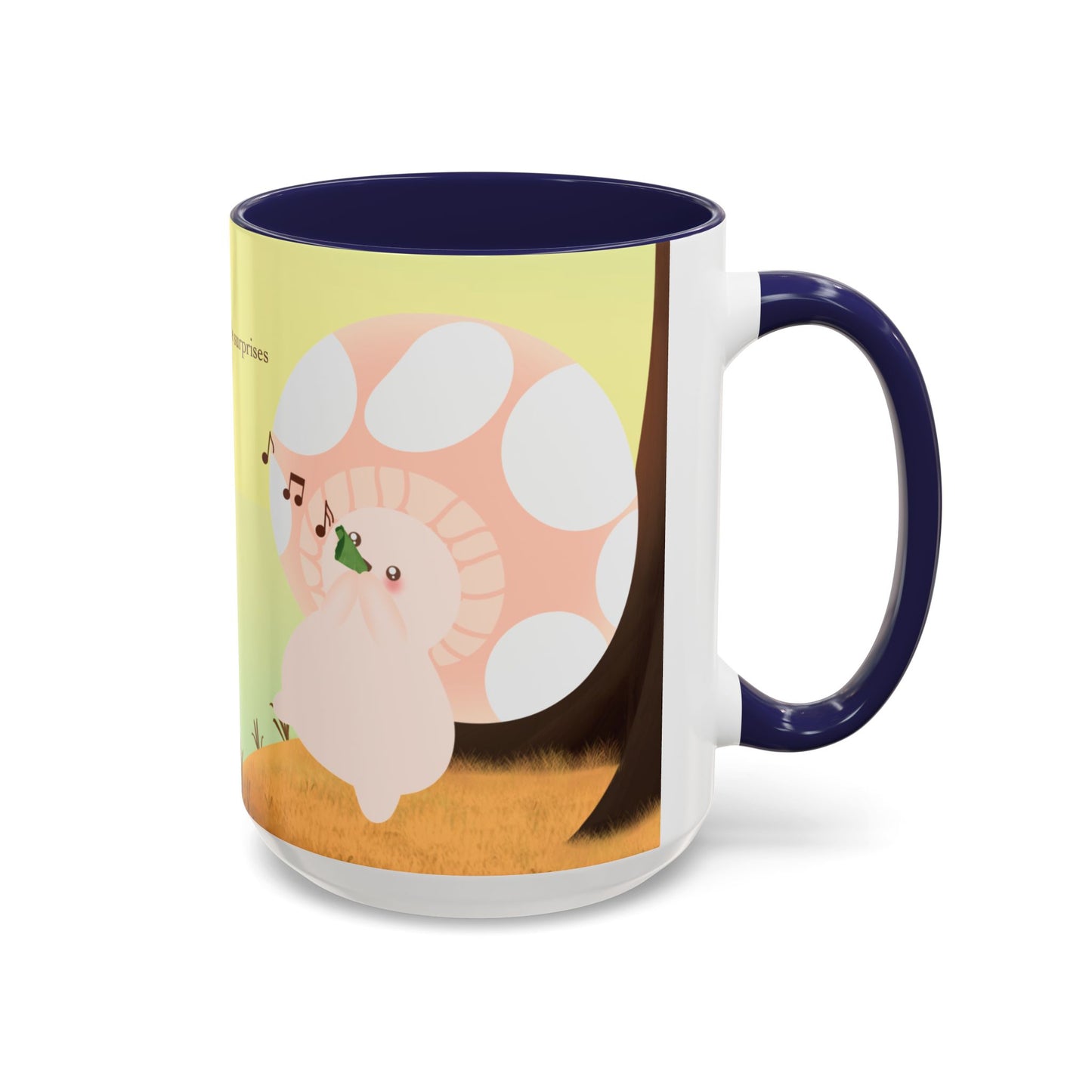 Mushroom Mumu Mood Mug with Color Inside
