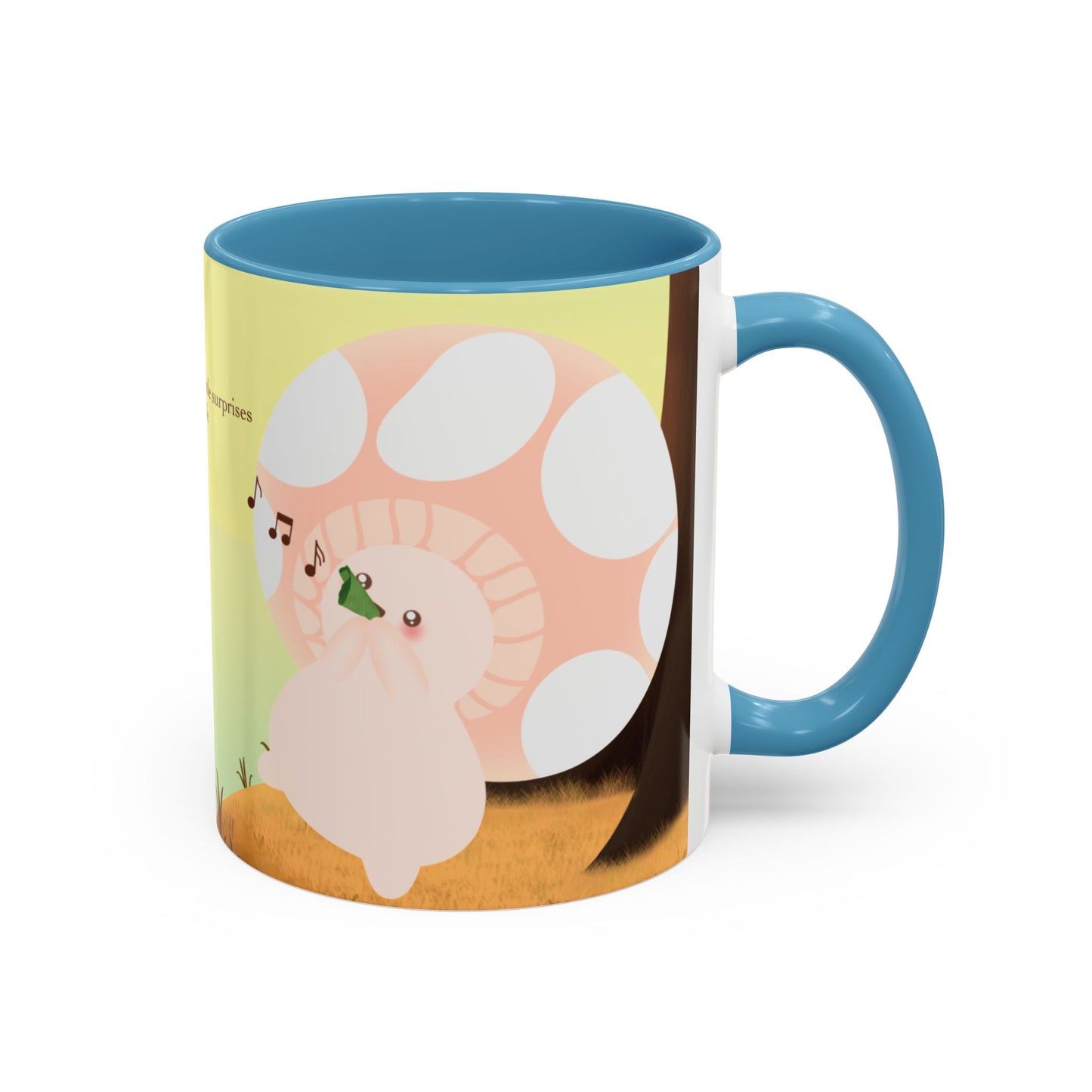 Mushroom Mumu Mood Mug with Color Inside
