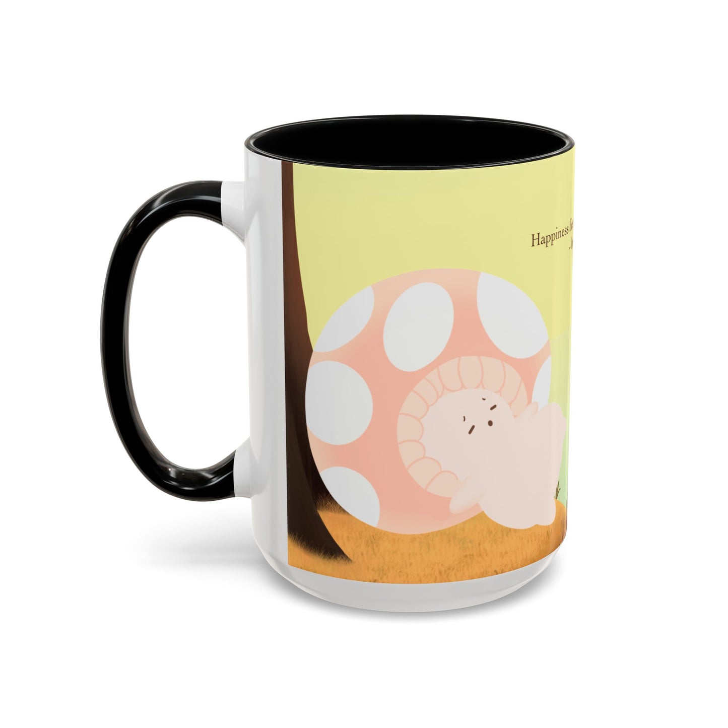 Mushroom Mumu Mood Mug with Color Inside