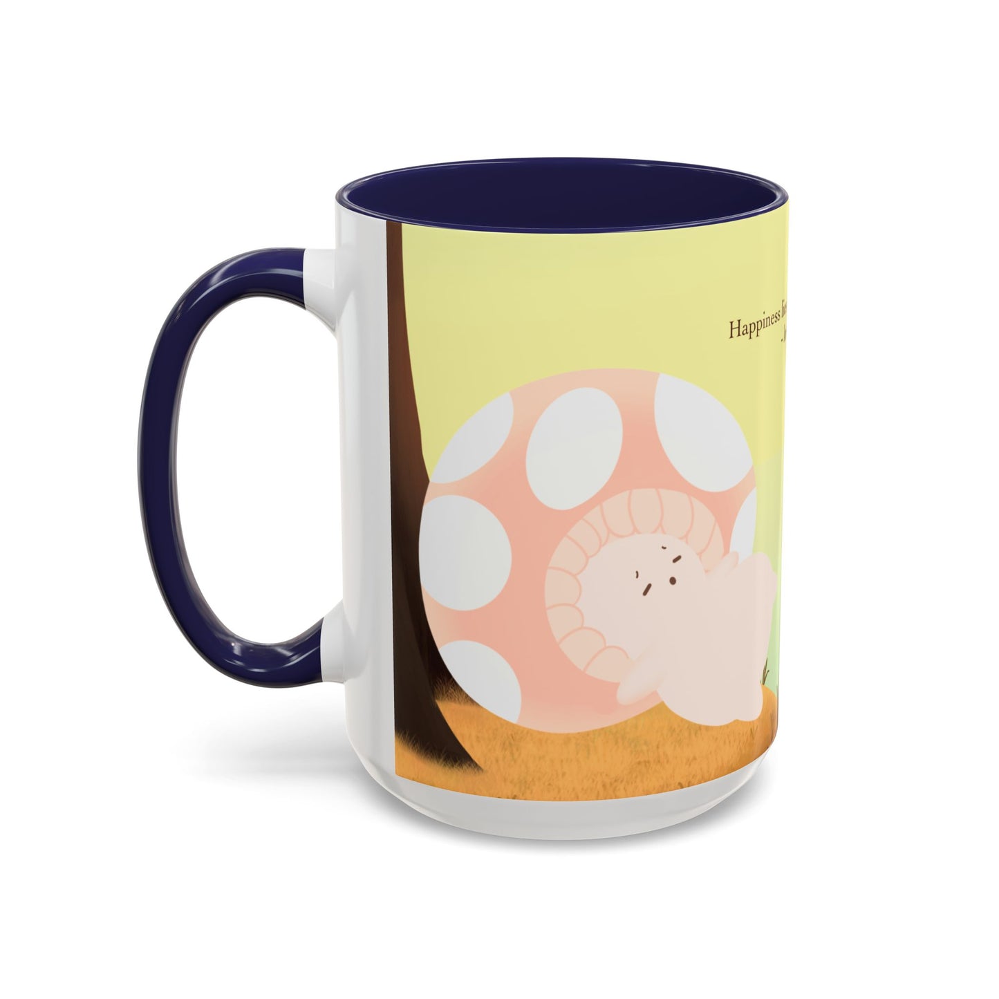 Mushroom Mumu Mood Mug with Color Inside