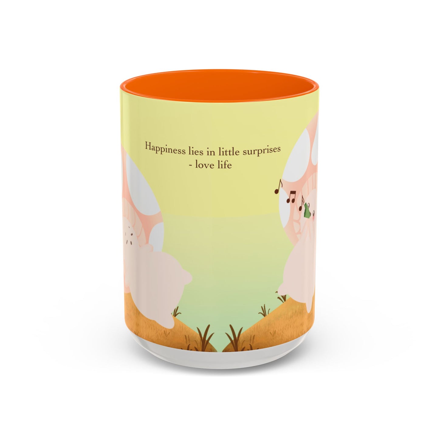 Mushroom Mumu Mood Mug with Color Inside