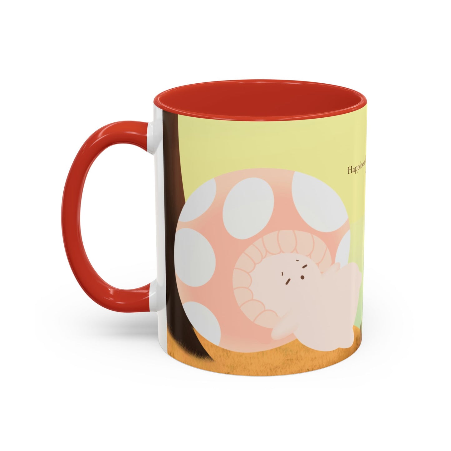 Mushroom Mumu Mood Mug with Color Inside