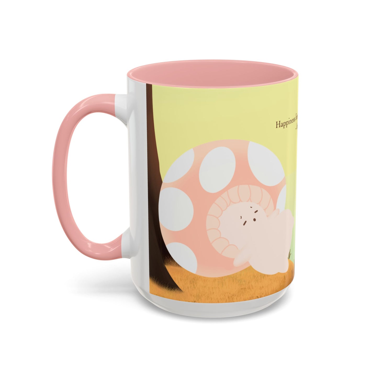 Mushroom Mumu Mood Mug with Color Inside