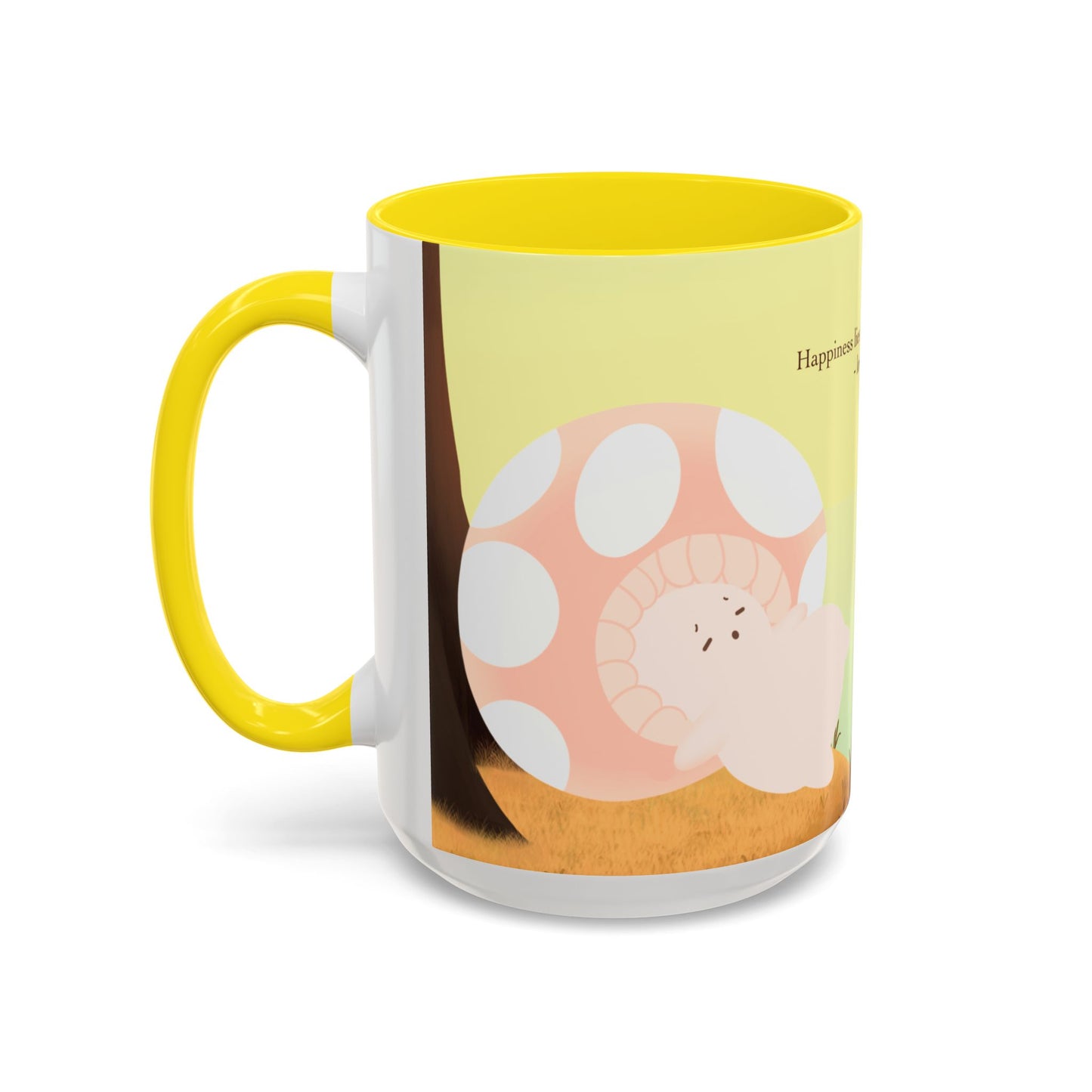 Mushroom Mumu Mood Mug with Color Inside