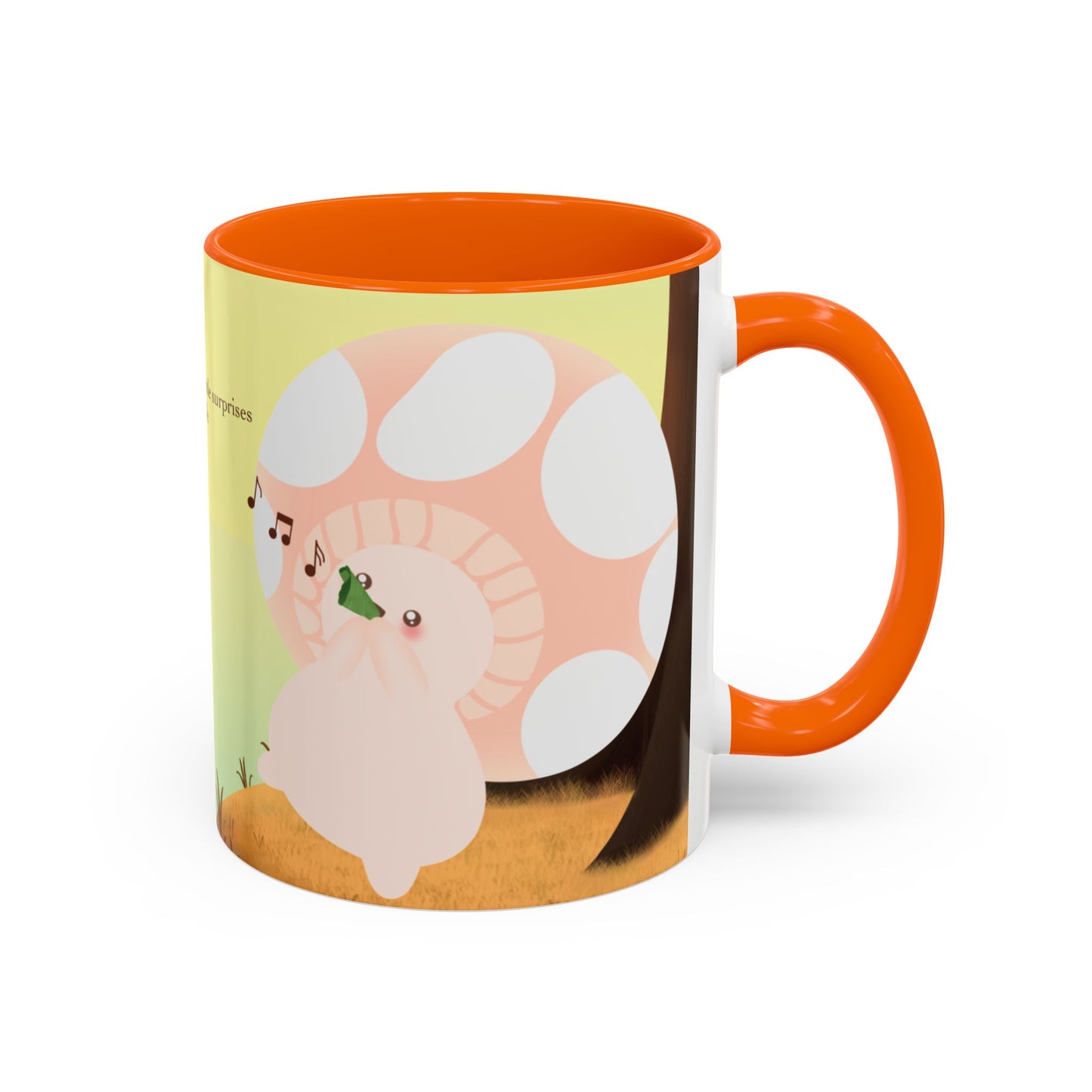 Mushroom Mumu Mood Mug with Color Inside
