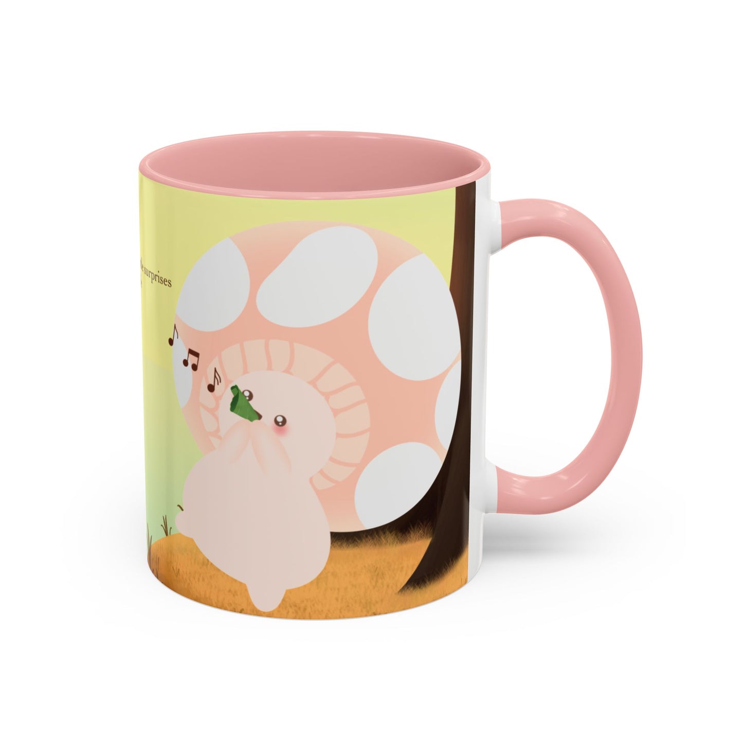 Mushroom Mumu Mood Mug with Color Inside