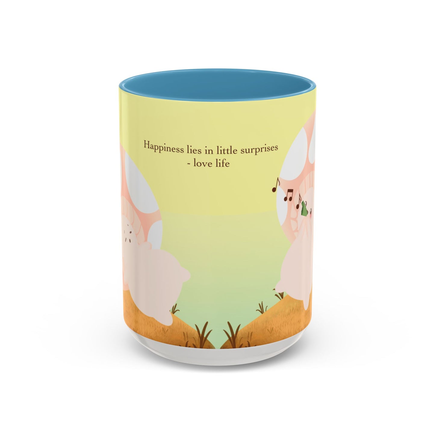 Mushroom Mumu Mood Mug with Color Inside
