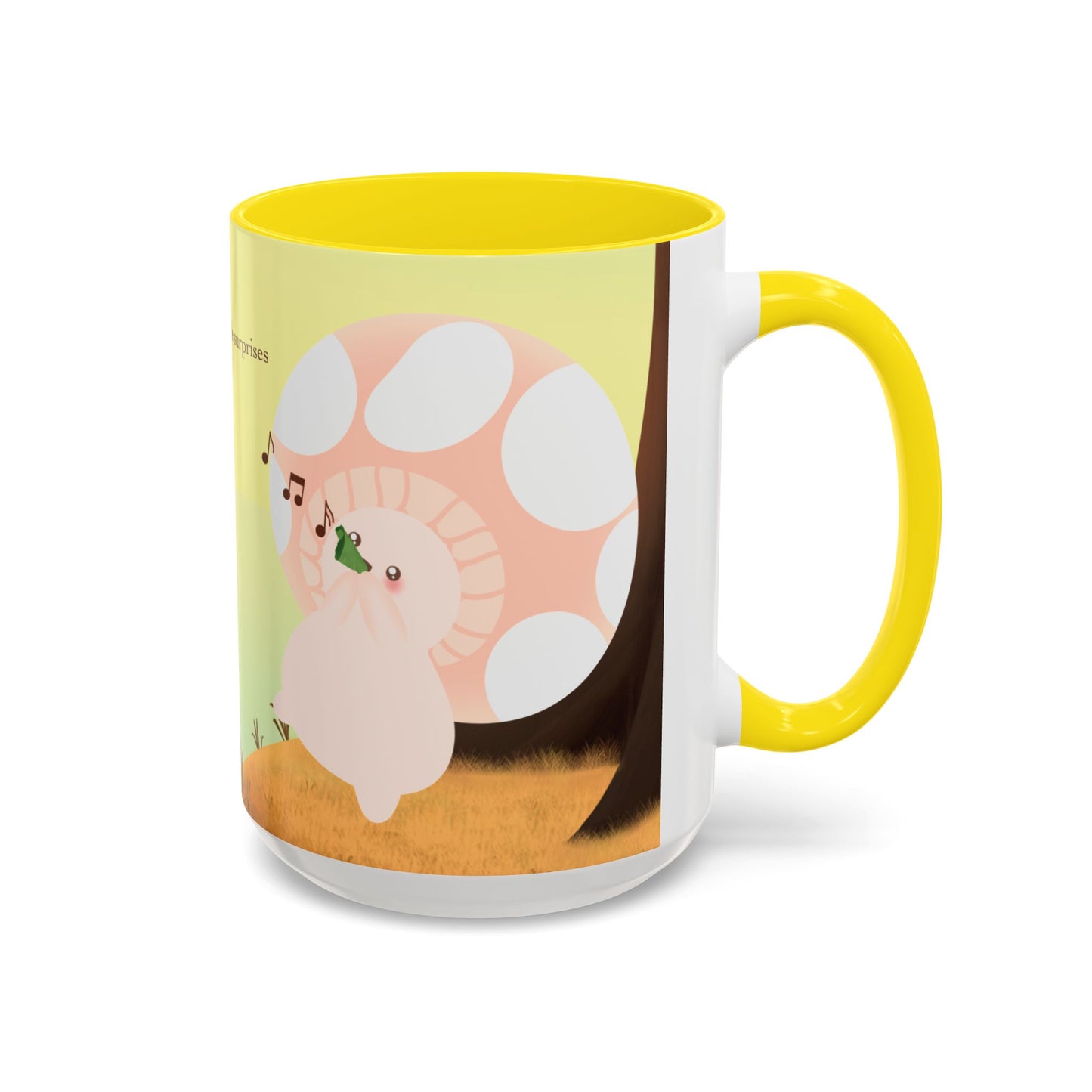Mushroom Mumu Mood Mug with Color Inside
